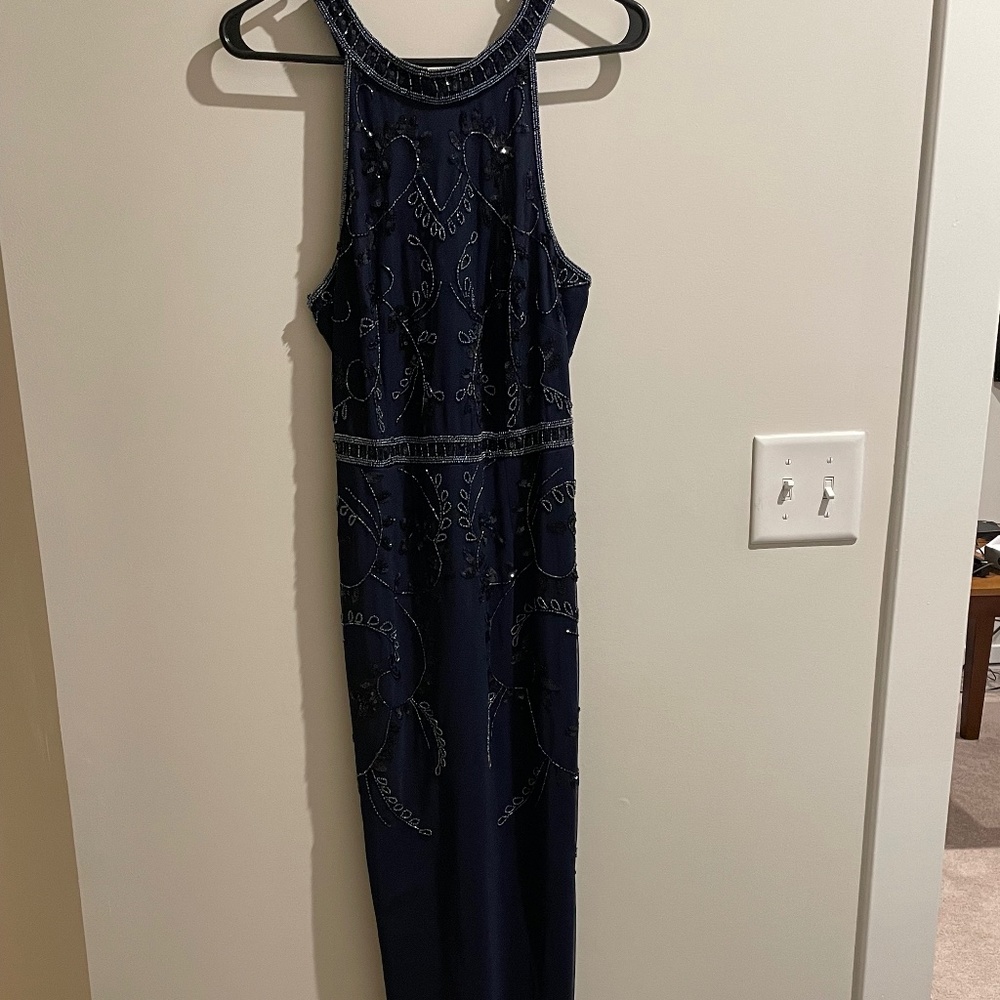 Navy Blue Long Dress